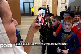 Škola Butovická žila Helloweenem ve sklepě i ve třídách