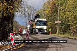 Řidiče čeká omezený provoz na křižovatce v části Kopaniny
