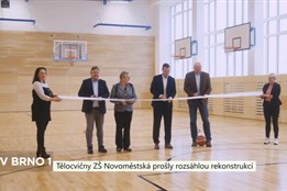 Tělocvičny ZŠ Novoměstská prošly rozsáhlou rekonstrukcí
