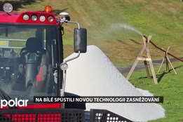 Na Bílé spustili novou technologii zasněžování, vleky rozjedou začátkem prosince