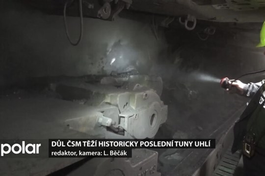 V Dole ČSM se těží historicky poslední tuny uhlí, šachta skončí v lednu