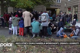 Akce Dýně v Dukle nabídla workshopy, zábavu i dobroty. Děti dlabaly dýně a vyráběly lampion