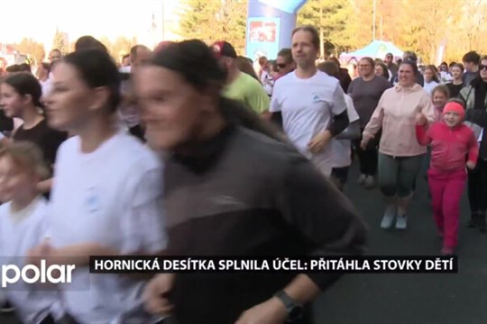 Hornická desítka přitáhla tisíce běžců všech věkových kategorií