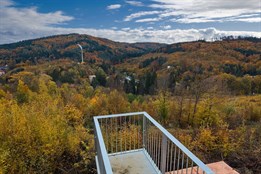 Z historického vodojemu u Slovácké búdy v Luhačovicích se stala turistická vyhlídka