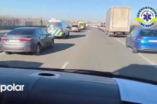 Řidiči v Ostravě opět předvedli ukázkovou záchranářskou uličku