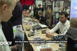 Žáci si volili svou studijní budoucnost na karvinském veletrhu Volba povolání
