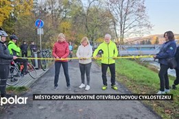 Odry mají dva kilometry nové cyklostezky, sloužit bude místním i turistům