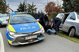 Čeští policisté pronásledovali kradenou dodávku do Polska