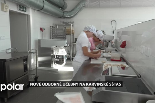Karvinská SŠTaS má nové gastrocentrum nejen pro učební obory, ale také pro veřejnost