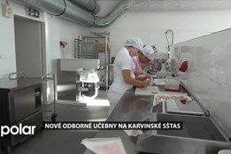 Karvinská SŠTaS má nové gastrocentrum nejen pro učební obory, ale také pro veřejnost