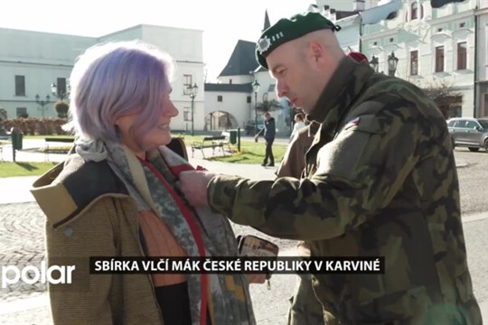 V Karviné se vzpomínalo na válečné veterány, i v rámci sbírky Vlčí mák České republiky