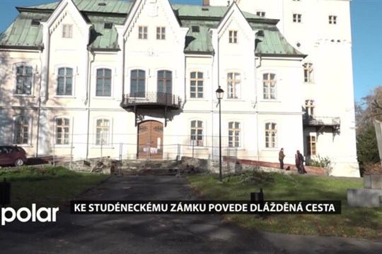 Ke studéneckému zámku povede nová dlážděná cesta
