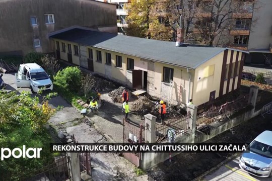 Rekonstrukce budovy na Chittussiho ulici už začala, radnice zároveň hledá nájemce