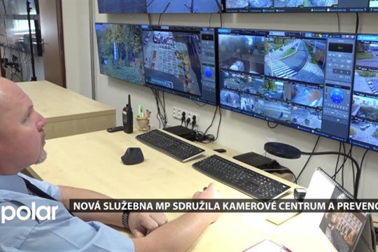 Nová služebna městské policie v Ostravě-Hrabůvce sdružila kamerové centrum a prevenci
