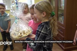 Berušky přinesly seniorům svatomartinský pozdrav