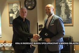 Hejtman podepsal s Radegastem deklaraci o spolupráci
