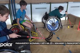 ParaHrátky seznámily děti na ZŠ I. Sekaniny s parasporty. Vyzkoušely si bocciu nebo goalball