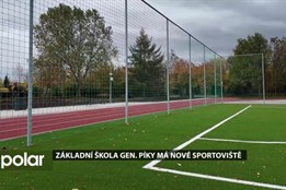 Multifunkční sportoviště u Základní školy Gen. Píky v Ostravě je po rekonstrukci