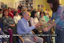 Ve frýdlantské knihovně se při přednášce ochutnávala kvalitní čokoláda s vínem