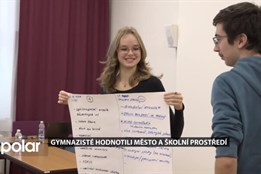 Gymnazisté hodnotili město a školní prostředí