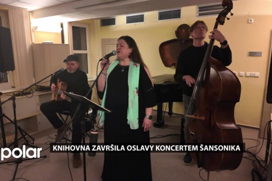 Knihovna završila oslavy koncertem kapely Šansonika