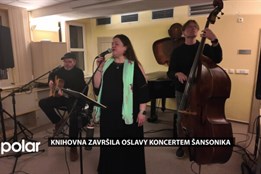 Knihovna završila oslavy koncertem kapely Šansonika