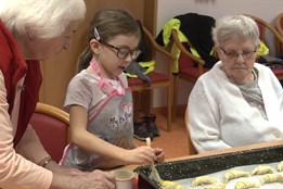 Svatomartinské pečení v Otrokovicích spojilo generace