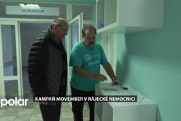 Do Nemocnice Karviná-Ráj opět zavítala kampaň Movember na podporu prevence rakoviny prostaty