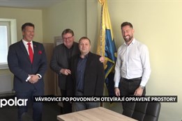 V Opavě-Vávrovicích po více než roce znovu otevřeli městský úřad poničený loňskými povodněmi