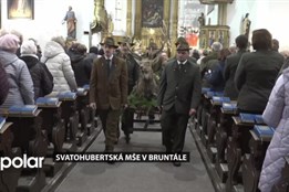 Slavnostní Svatohubertská mše v Bruntále k poctě patronů myslivosti