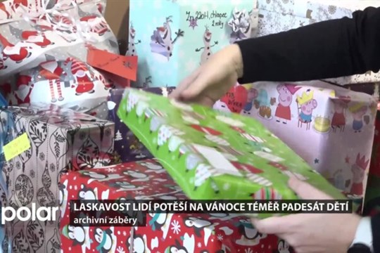 Laskavost lidí potěší na Vánoce téměř padesát dětí
