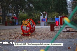 Zahrada MŠ Kárníkova prošla kompletní proměnou