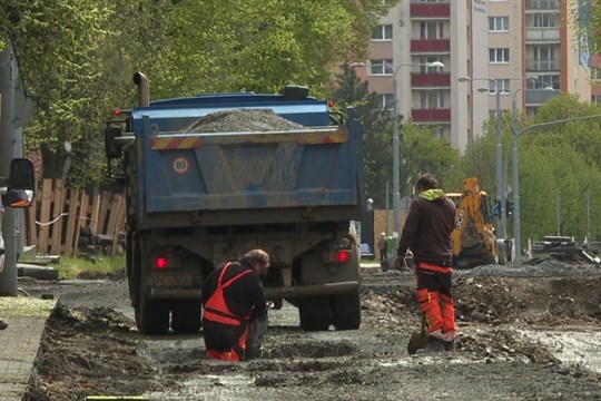 Oprava Koterovské třídy je v plném proudu