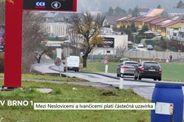 Mezi Neslovicemi a Ivančicemi platí částečná uzavírka