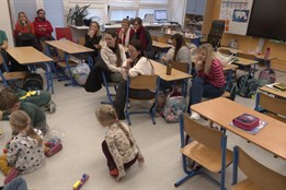 Den otevřených dveří na ZŠ TGM měl speciální program pro děti a rodiče