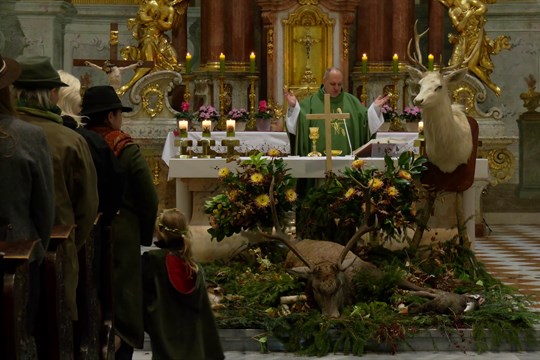 Myslivci připravili tradiční Hubertskou mši