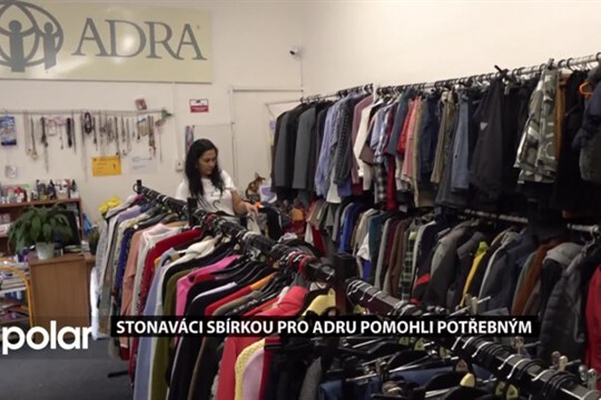 Stonaváci sbírkou pro Adru pomohli potřebným