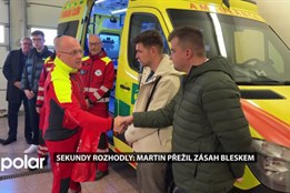 Sekundy rozhodly. Patnáctiletý Martin přežil zásah bleskem