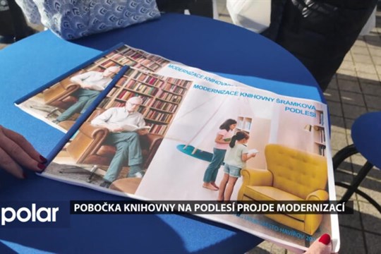 Pobočka knihovny na Podlesí projde modernizací