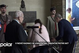 V Nové radnici se uskutečnil tradiční pietní akt. Účastníci vzpomněli oběti totality