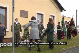 V Karviné uctili památku válečného hrdiny Josefa Ščerby, který zemřel před 25 lety