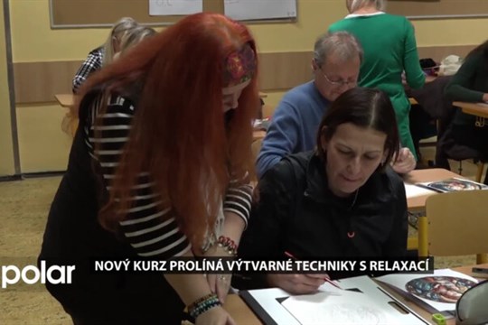 Nový kurz prolíná výtvarné techniky s pohodou a relaxací