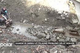 Kamení ze Smrku už Čeladné problémy dělat nebude
