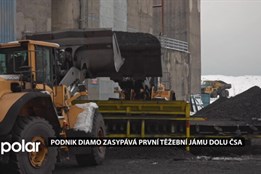 Podnik Diamo zasypává první těžební jámu Dolu ČSA v Karviné, hotovo má být do roku 2028