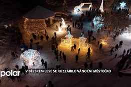 Dvě desítky světelných instalací rozzářily Bělský Les