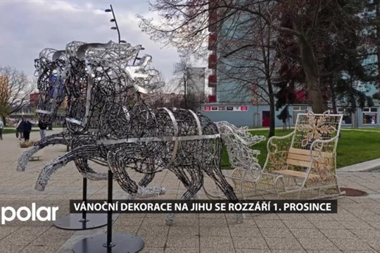 Vánoční dekorace v MOb Ostrava-Jih se rozzáří 1.prosince