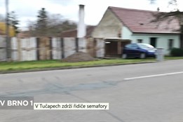 V Tučapech zdrží řidiče semafory