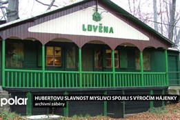 Hubertovu slavnost myslivci spojili s výročím hájenky