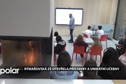 Rýmařovská ZŠ otevřela nové přístavby a unikátní učebnu