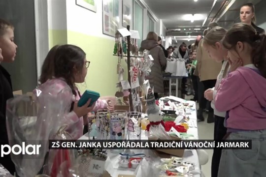 Mariánskohorská ZŠ Gen. Janka uspořádala tradiční vánoční jarmark. Zapojily se do něj všechny děti